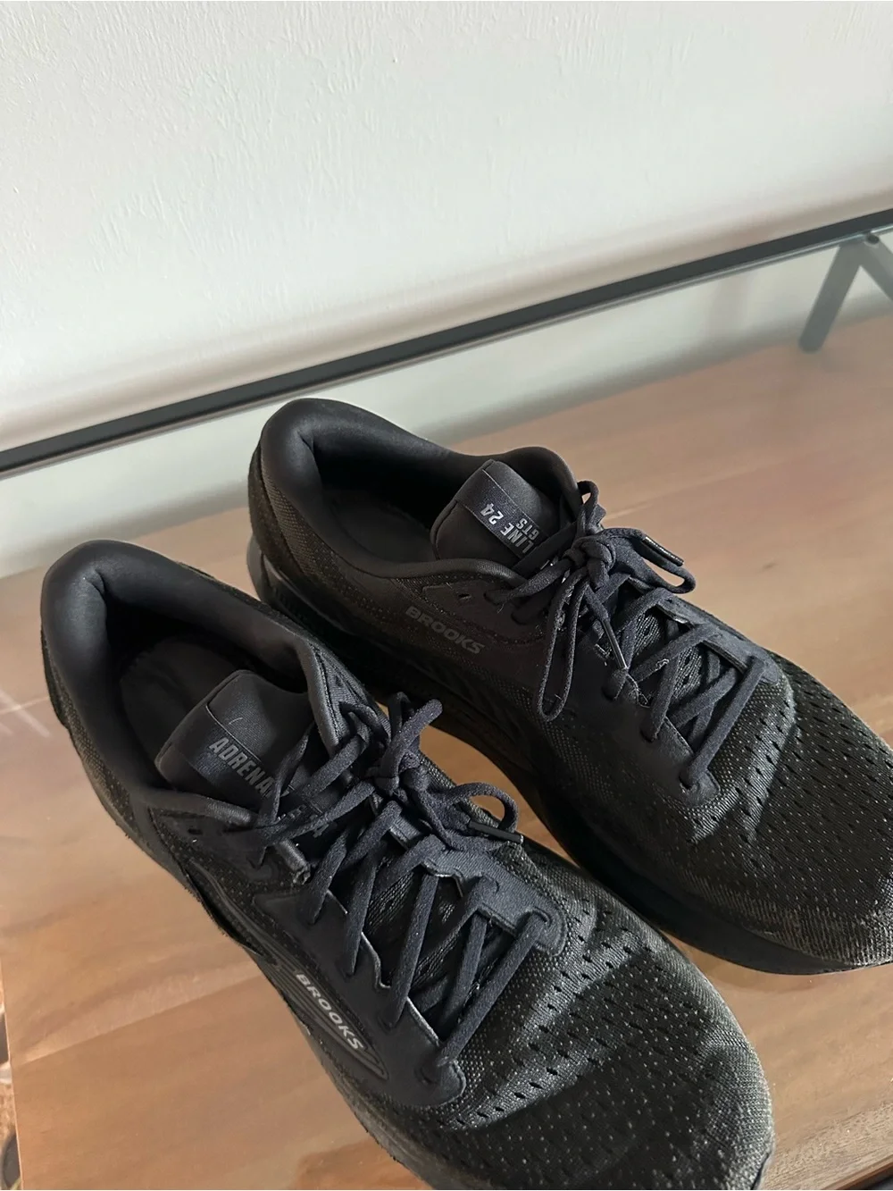 Brooks Adrenaline GTS 24 Men’s Black Running Walking Shoe Size 14